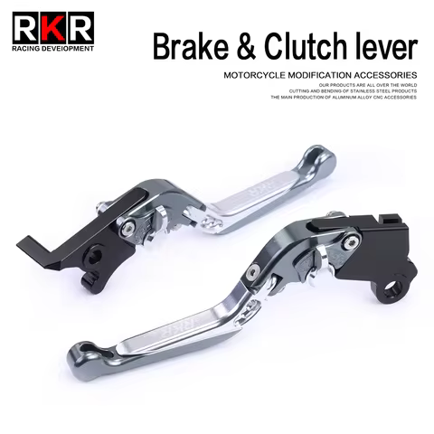Motorcycle Adjustable Brake Levers Anti-fall Foldable Clutch Lever CNC Handle Lever For BENDA BD300 