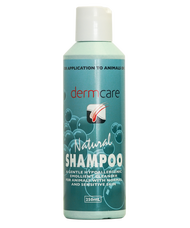 Dermcare Natural Shampoo dog cat เดิร์มแคร์ แชมพูอ่อนใส แชมพูสูตรอ่อนโยนต่อผิว ขนาด 250 ml.