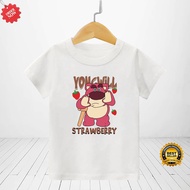 Baju kaos oblong anak cewek atasan kaos LOTSO YONGWILL  terbaru 1-10thn