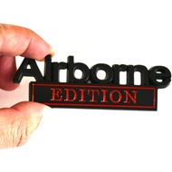 1x Metal Airborne Edition Emblem 3D Badge Airborne Bumper Sticker Decal Fit for Cars, Trucks, Motorc