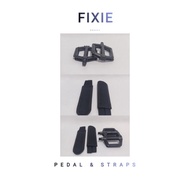 BICYCLE PADEL FIXED BIKE PADEL BASIKAL FIXIE PADEL STRAPS