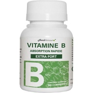 Extra Strong Vitamin B |   365 Tablets Pills (12 Months Supply) |   Vitamin B Complex, Containing Vi