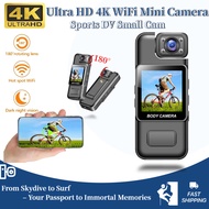 Ultra HD 4K WiFi Mini Camera Portable Digital Video Recorder Body Cam Infrared Night Vision Sports