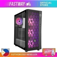 SILVERSTONE FARA R1 RAINBOW MID-TOWER GAMING CASE W/ TG-SIDE/4*FAN/ BLACK (ATX)