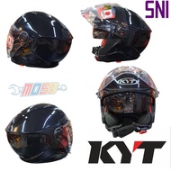 KYT D CITY PLAIN BLACK HELMET | KYT D CITY HALF FACE HELMET | 100% ORIGINAL PRODUCT