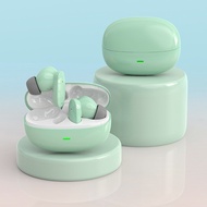 Jualan Panas G11PRO Fon Kepala Dalam Telinga Hitam dan Putih Fon Telinga Sukan Bluetooth V5.3