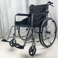 🚢Wheelchair Foldable and Portable for the Elderly Elderly Scooter Folding Wheelchair Toilet for the Disabled