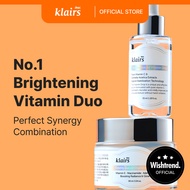 [Klairs] The Power brightening Klairs Duo :  Klairs Vitamin drop 35ml & Freshly Juiced Vitamin E mas