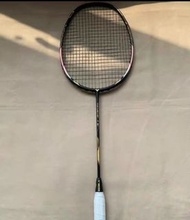 勝利victor黑金小隼全碳素羽毛球拍黑金隼配色羽毛球拍TK-F黑金隼威克多羽毛球拍4u 單拍