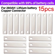 5/7/15pcs M6 72mm Hole distance Bus Bar Battery Copper Connector For 100AH 280AH 310AH 320AH Lithium