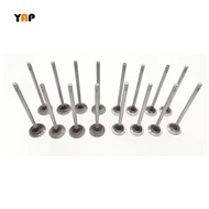 16 PCS Intake and exhaust valve  Fit For NISSAN JUKE PULSAR Qashqai J11 F15 C13 HRA2DDT 1.2L 13201-0