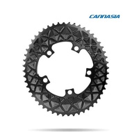 absoluteBLACK Chainring Oval 110/5BCD 2x 38T Black