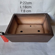 pot keramik model persegi bonsai mame small.medium