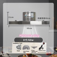 🔥In stock+UK plug🔥Stainless steel range hood kitchen exhaust fan simple ventilation fan STOVE EXHAUS