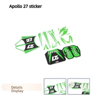 APOLLO Sticker Plastic Fairing Body Kit Paster For Apollo Orion 110CC, 125CC, 150CC. Motorcycle Stic