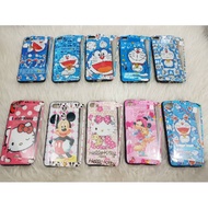 Disney Glossy Case + Tempered Glass A1K A37 A3S A5S Y91 Y91C Y17 J2PRIME A30 A50 M20