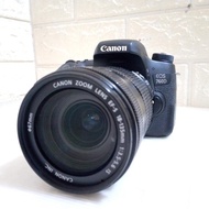 Kamera Canon eos 760D lensa 18-135mm camera DSLR second