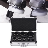 Diamond Brazed Hole Saw Hole Saw Set Fast Chip Removal 6 8 20 35 40 45 50 68mm with Converter for Ma
