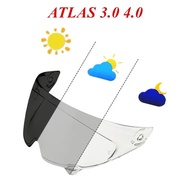 Atlas 3.0 Helmet Visor For RUROC ATLAS 3.0 4.0 Motorcycle Helmets Visor Goggles Plating Si