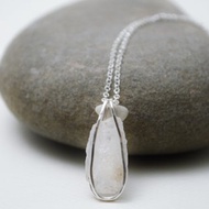 原石系列-賽黃晶‧純銀項鍊