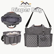 {SG} Large Capacity Mommy Bag Baby Diaper Bag Nappy Bag Diaper Tote Bag Purse Satchel Messenger Mummy Diaper Bag