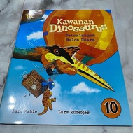 Dinosaur friend air balloon adventure children's story book Indonesian children's story book fairy t