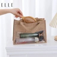 ELLE Canvas Bag Convenient Handbag Simple Style Handbag Shopping Canvas Bag Fashionable Style
