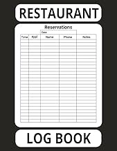 Restaurant Reservations Log Book: 365 Daily Pages to Organize Tables, Bookings, and Guests with Ease