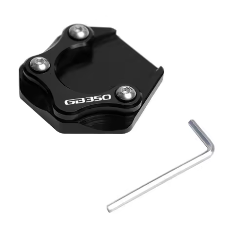 Motorcycle Accessories Kickstand Foot Side Stand Sidestand Extension Pad Support Plate for gb350 GB 