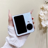 Bumper Creative Design Casing N3Flip N2Flip Shiny for OPPO Find N3 N2 Flip Back Phone Case