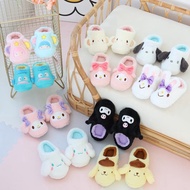 CINNAMOROLL MELODY KUROMI TWIN STARS KIKI LALA HANGYODON POMPOMPURIN HELLO KITTY ROOM SHOES