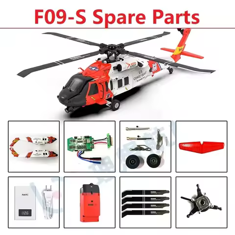 Original YU XIANG F09-S F09S RC Helicopter Spare Parts YUXIANG Body Shell Blade Landing Gear Tail Mo