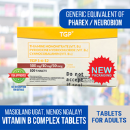 (Neurobion / Pharex B Alternative) Vitamin B Complex / Vitamin B1 + B6 + B12 Tablets