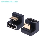 hanzhenhai123 -Compatible Adapter 360 Degree Angled U-shaped L Converter HD Male to Adapter MY