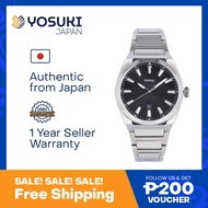 FOSSIL Quartz FS5821 EVERETT Simple Date Black Silver Stainless  Wrist Watch For Men from YOSUKI JAPAN / FS5821 (  FS5821   FS5 FS58   )