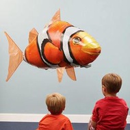 遙控飛魚空中懸浮鯊魚玩具會飛的室內漂浮氦氣球生日布置道具