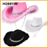 HOBBYIN Cowgirl Hat Funny Fashion Cosplay Costume Party Performance Sequin Cowgirl Hats