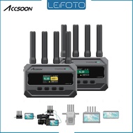 Accsoon CineView SE 4K Wireless SDI HDMI Video Transmitter&Receiver, 4K30/1080P60 Video Transmission
