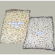 ABS LIGHT PEARL Beads Wholesale retail pounds 6mm 8mm 10mm 12mm