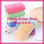 Small Microfiber Sports Towel 30x60/ 30x30 For Soft Embossed Face Multifunctional Bear PatternPOLOS 