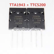 10pcs 5Pairs Original (5pcs TTA1943 + 5pcs TTC5200 ) C5200 A1943 TO-3PL Silicon PNP NPN High Power A