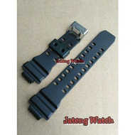 Casio G-Shock GD-350 GD350 GD 350 Black Plain Rubber Strap