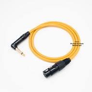 Dây 6 Ly Cong Ra Canon Cái dài 0.5met-1met-3met-5met-8met-10met (XLR Female To TR 1/4inch) | dây 6ly
