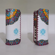 Sleeve Thelema Print Solo Kulit Sintetis
