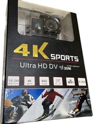 4K-Shot 4K高畫質運動攝影機 1600萬照相 水下30m防水 170度超廣角