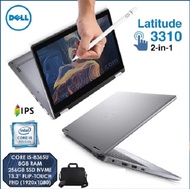 โน้ตบุ๊ค DELL LATITUDE 3310 2 IN 1 (TOUCHSCREEN) I5-8265U 8 GB (SSD) (พับได้) หมุนได้ 360 องศา WINDO