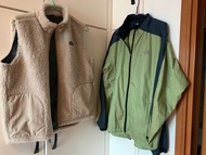 男女啱用Patagonia fleece vest 毛毛外套毛毛背心 north face 運動外套，跑步外套行山外套  windbreaker running jacket  移民旅居 聖誕節農曆新