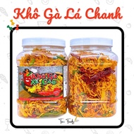 (CÓ QUÀ) 1KG KHÔ GÀ LÁ CHANH (Có Lá Chanh Giòn & Ớt Khô) - Hàng Loại 1 Chuẩn VSATTP - Ăn Vặt Giá Rẻ