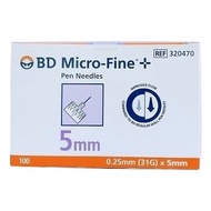 BD Micro-Fine Needle 5mm 100's