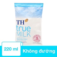 Sữa tươi tiệt trùng TH true MILK không đường 220 ml (từ 1 tuổi)